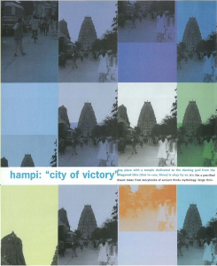 Cover of Hampi: 'City of Victory' by Ande Wanderer from Blue magazine