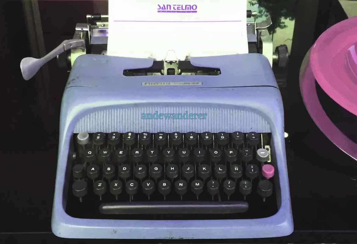 antique Olivetti typewriter